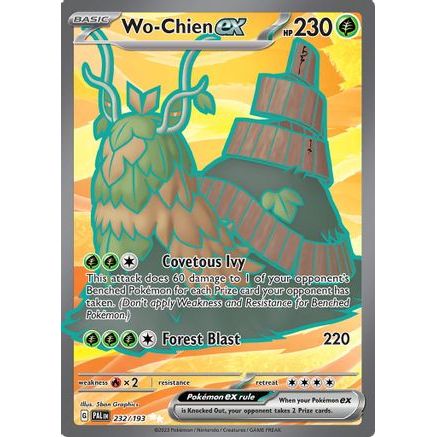 Wo-Chien ex - 232/193 232 - SV02 Paldea Evolved Holofoil