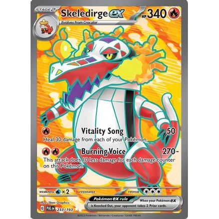 Skeledirge ex - 233/193 233 - SV02 Paldea Evolved Holofoil