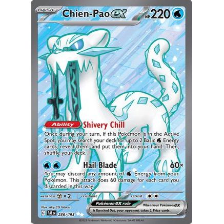 Chien-Pao ex - 236/193 236 - SV02 Paldea Evolved Holofoil