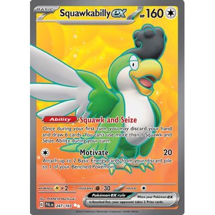 Squawkabilly ex - 247/193 247 - SV02 Paldea Evolved Holofoil