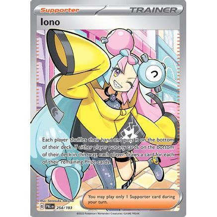 Iono - 254/193 254 - SV02 Paldea Evolved Holofoil