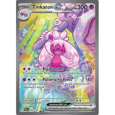 Tinkaton ex - 262/193 262 - SV02 Paldea Evolved Holofoil