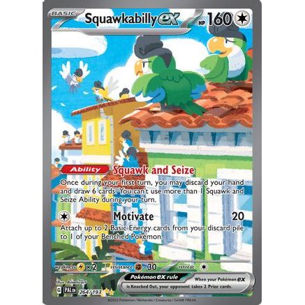 Squawkabilly ex - 264/193 264 - SV02 Paldea Evolved Holofoil