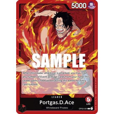 Portgas.D.Ace (OP03-001) - Pillars of Strength