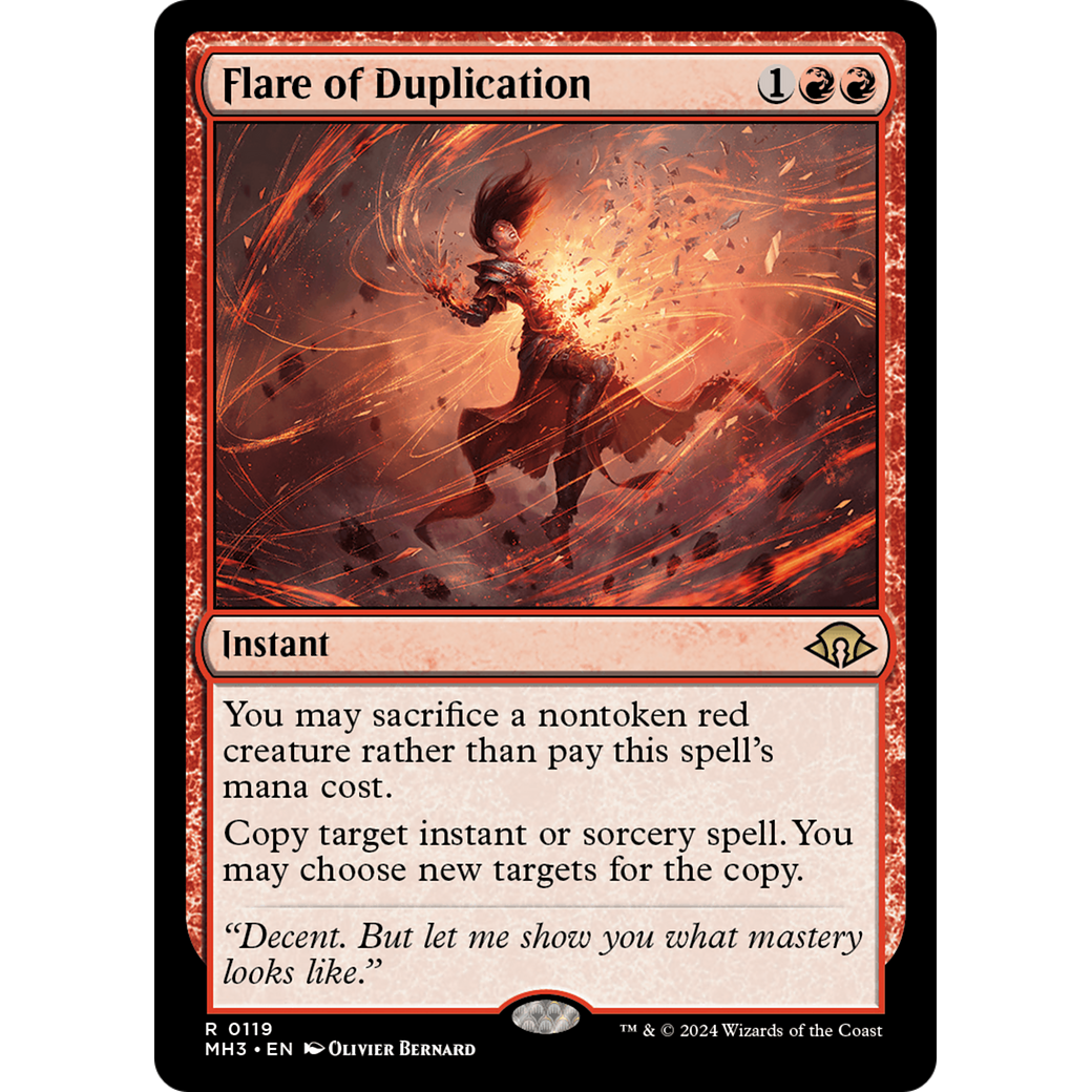 Flare of Duplication (MH3-119) - Modern Horizons 3 Foil