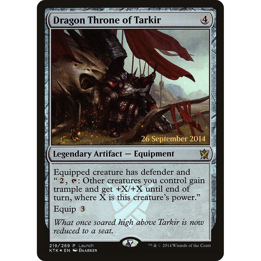 Dragon Throne of Tarkir (LARP-219) - Khans of Tarkir Promos Foil