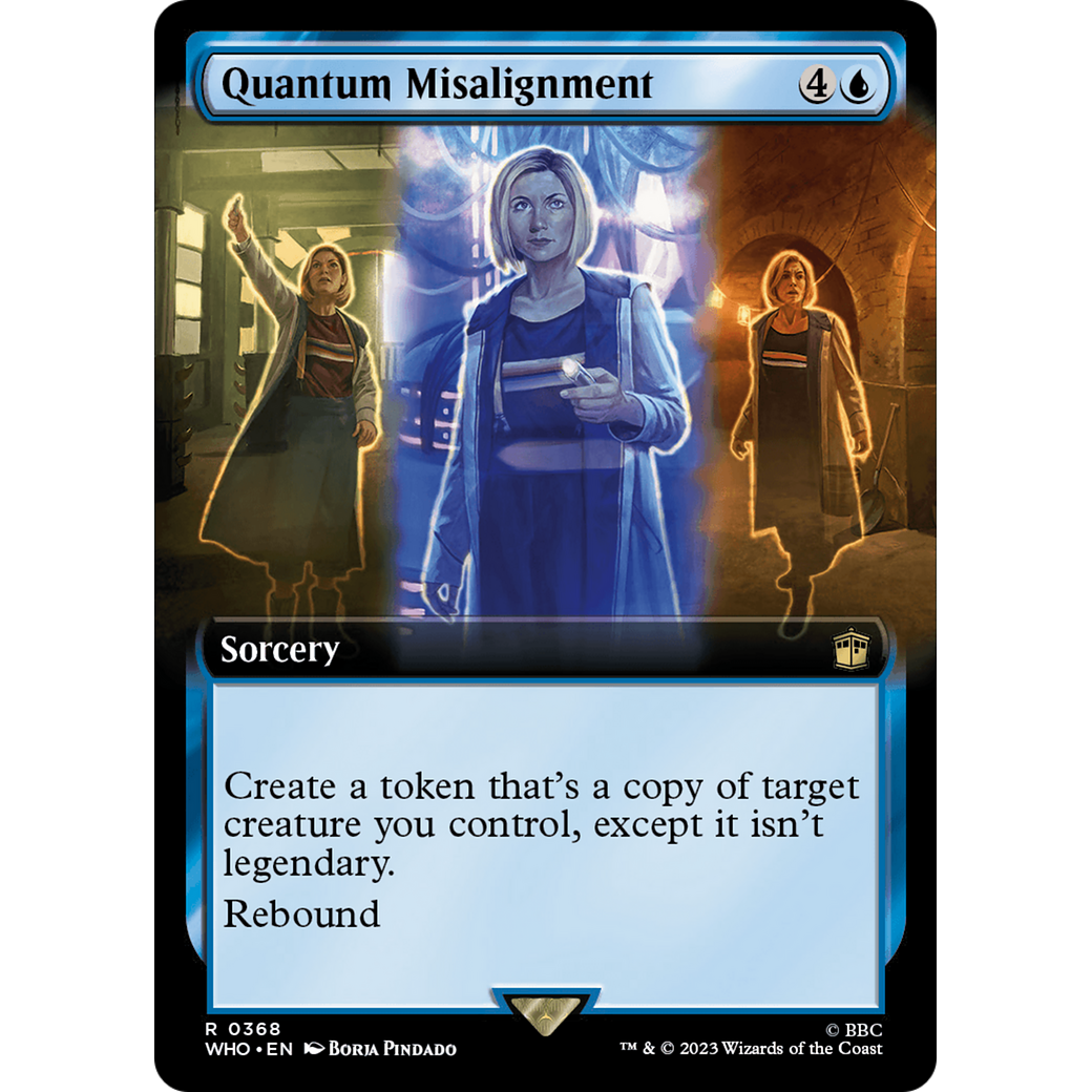 Quantum Misalignment (Extended Art) (WHO-368) - Doctor Who: (Extended Art) Foil
