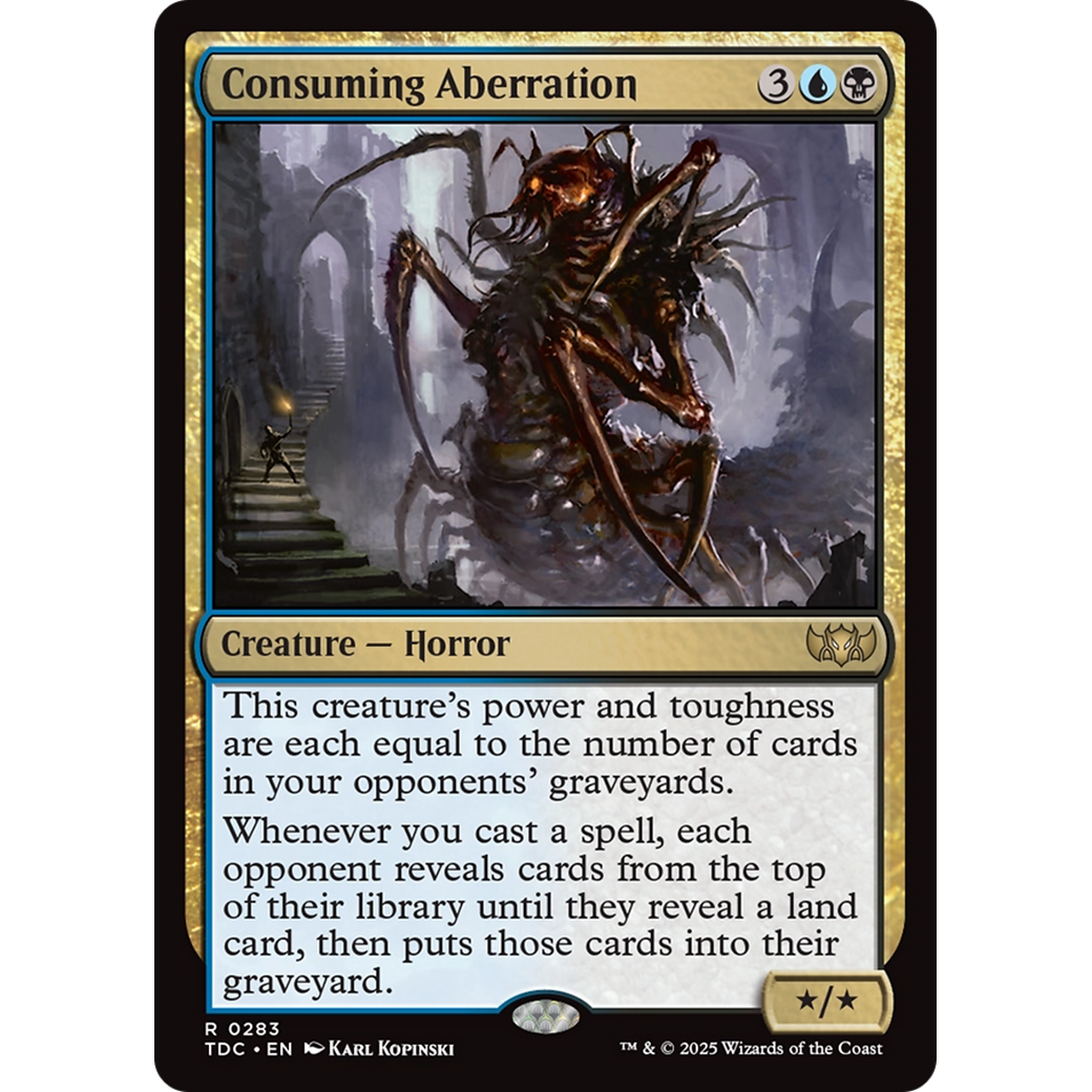 Consuming Aberration (TDC-283) - Commander: Tarkir: Dragonstorm