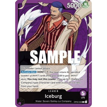 Iceburg (OP03-058) - Pillars of Strength