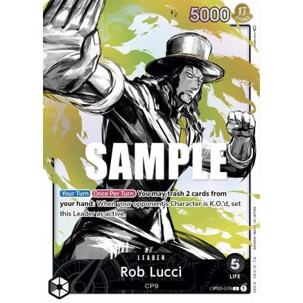 Rob Lucci (076) (Alternate Art) (OP03-076) - Pillars of Strength Foil