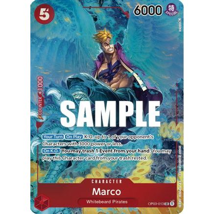 Marco (Alternate Art) (OP03-013) - Pillars of Strength Foil