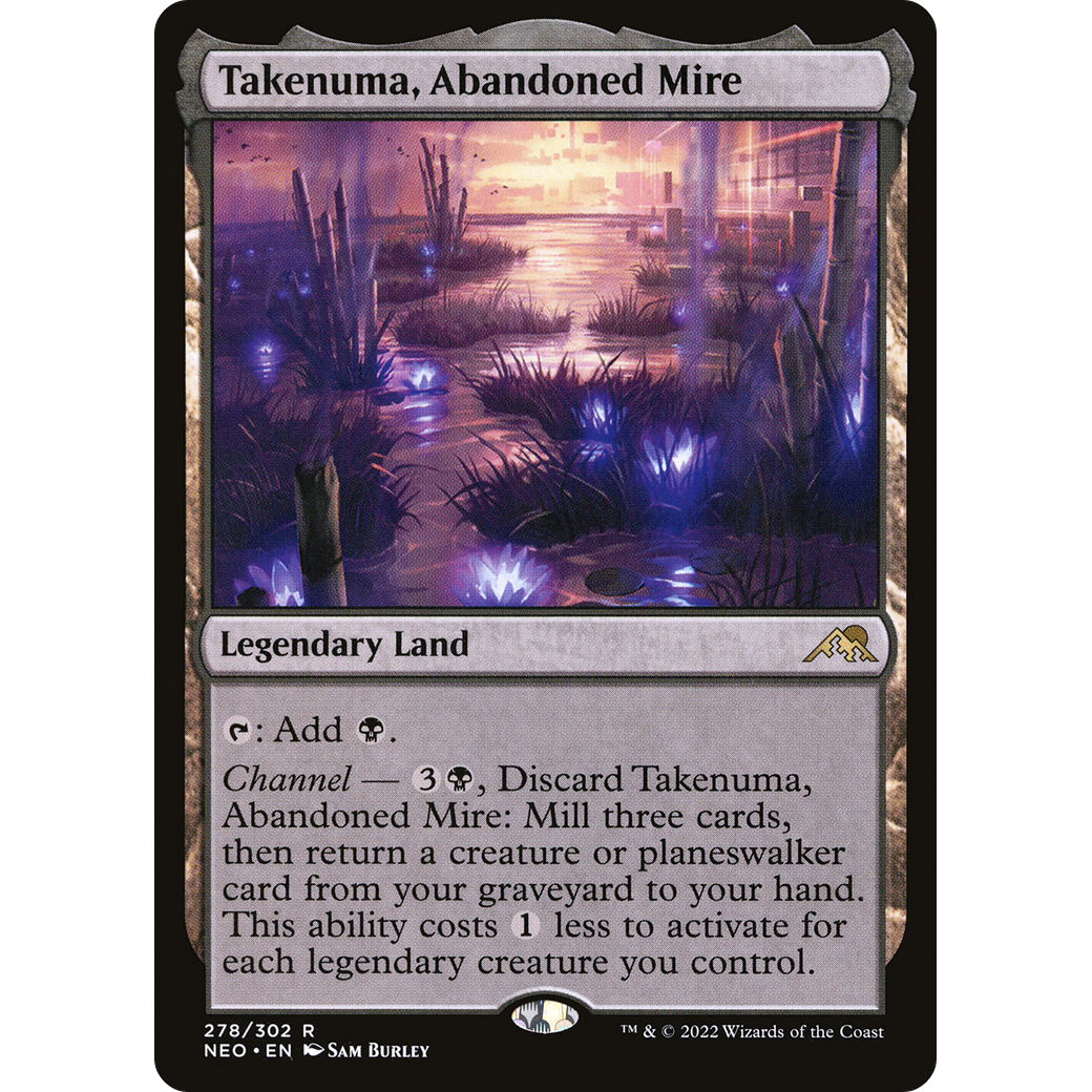 Takenuma, Abandoned Mire (NEO-278) - Kamigawa: Neon Dynasty Foil