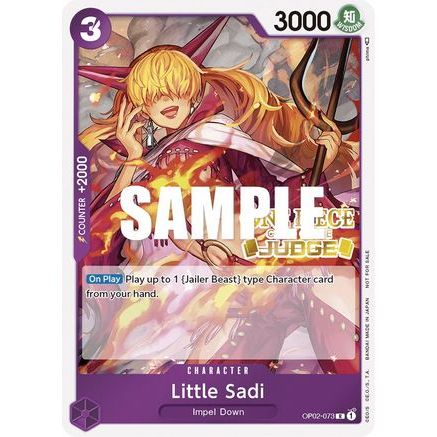 Little Sadi (Judge) (OP02-073) - One Piece Promotion Cards Foil