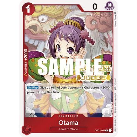 Otama (Judge) (OP01-006) - One Piece Promotion Cards Foil
