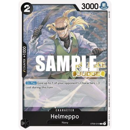 Helmeppo (Judge) (ST06-010) - One Piece Promotion Cards Foil