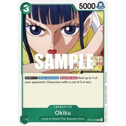 Okiku (Judge) (OP01-035) - One Piece Promotion Cards Foil