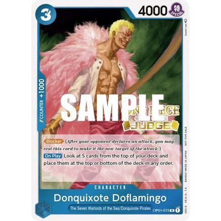 Donquixote Doflamingo (Judge) (OP01-073) - One Piece Promotion Cards Foil