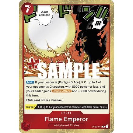 Flame Emperor (OP03-016) - Pillars of Strength Foil