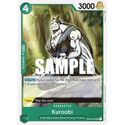 Kuroobi (OP03-026) - Pillars of Strength