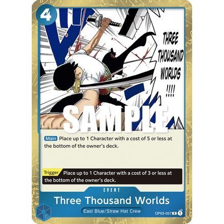 Three Thousand Worlds (OP03-057) - Pillars of Strength Foil