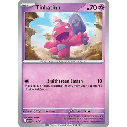 Tinkatink - 025 (Cosmo Holofoil) 25 - SV Scarlet & Violet Promo Cards Holofoil