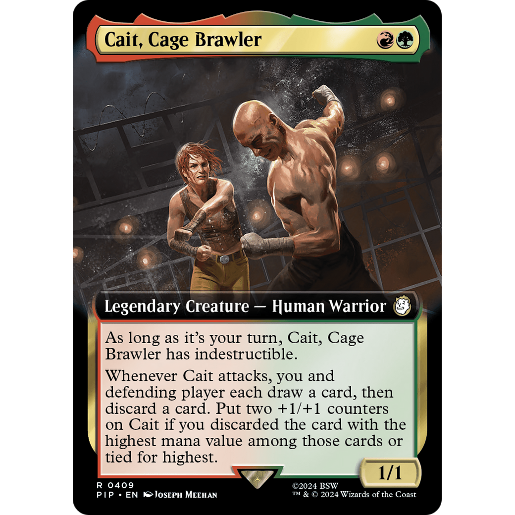 Cait, Cage Brawler (PIP-409) - Fallout: (Extended Art) Foil