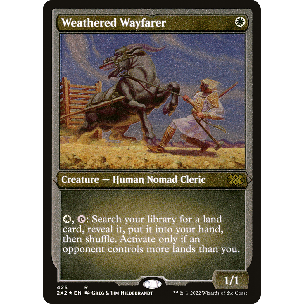 Weathered Wayfarer (Foil Etched) (2X2-425) - Double Masters 2022 Foil