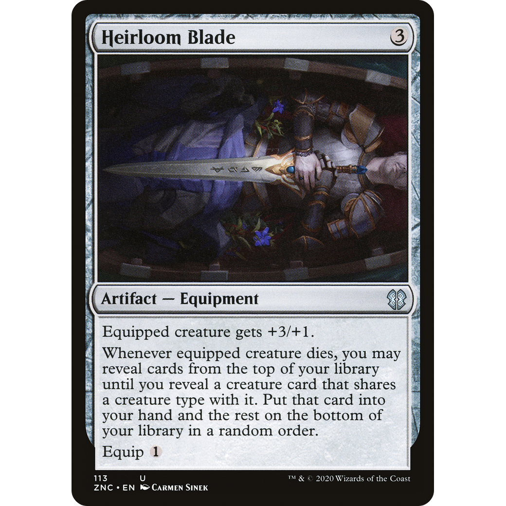 Heirloom Blade (ZNC-113) - Zendikar Rising Commander