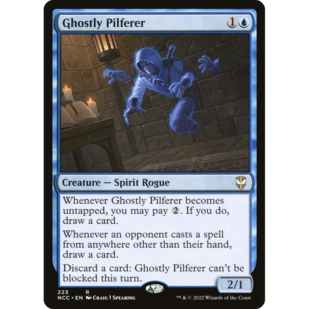Ghostly Pilferer (NCC-223) - New Capenna Commander