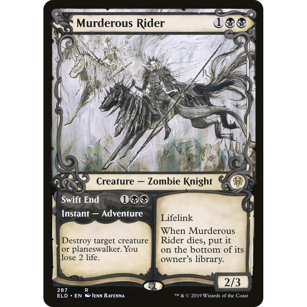 Murderous Rider (Showcase) (ELD-287) - Throne of Eldraine: (Showcase)