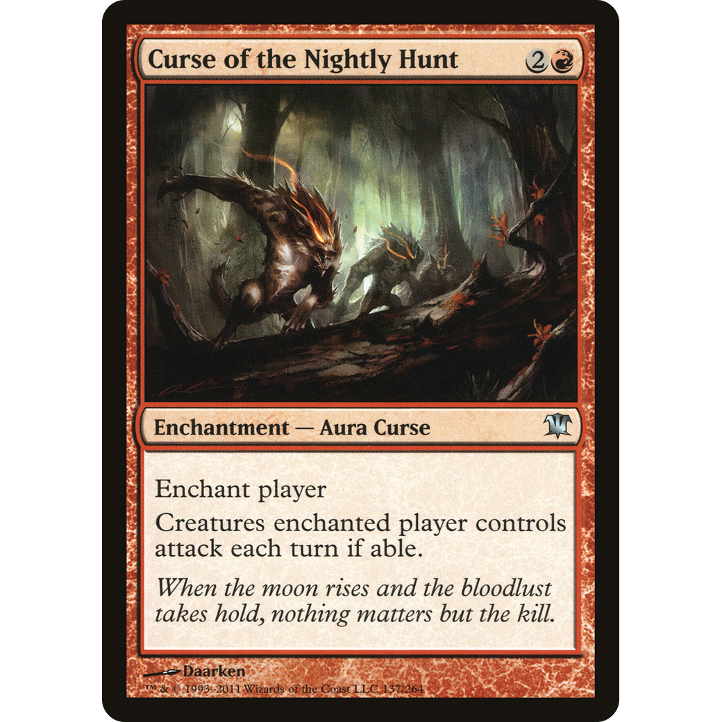 Curse of the Nightly Hunt (ISD-137) - Innistrad Foil