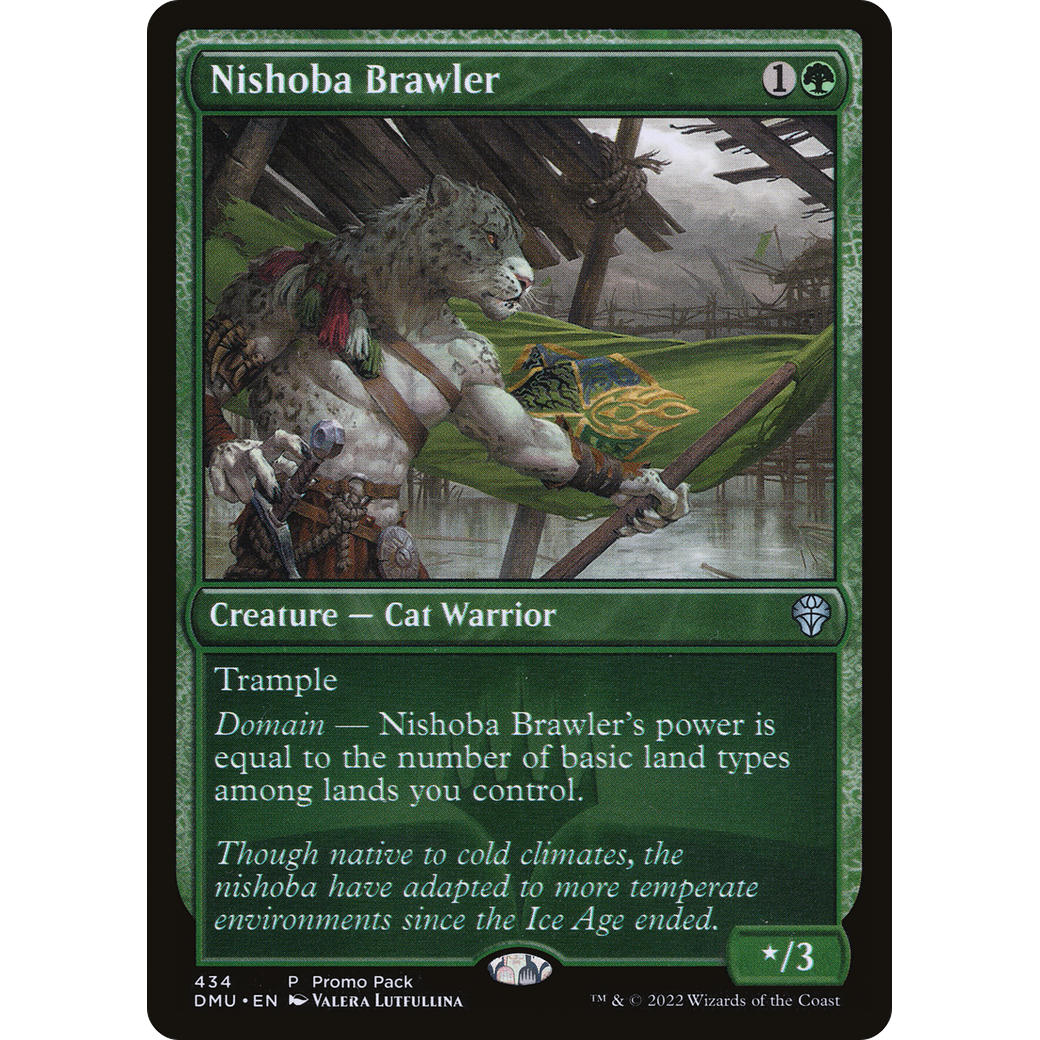 Nishoba Brawler (PPDMU-434) - Dominaria United Foil
