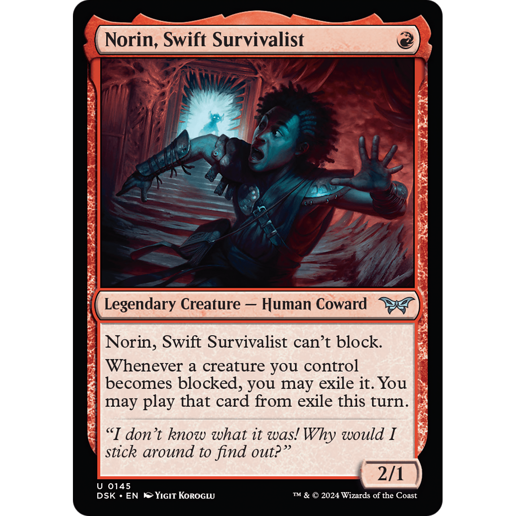 Norin, Swift Survivalist (DSK-145) - Duskmourn: House of Horror