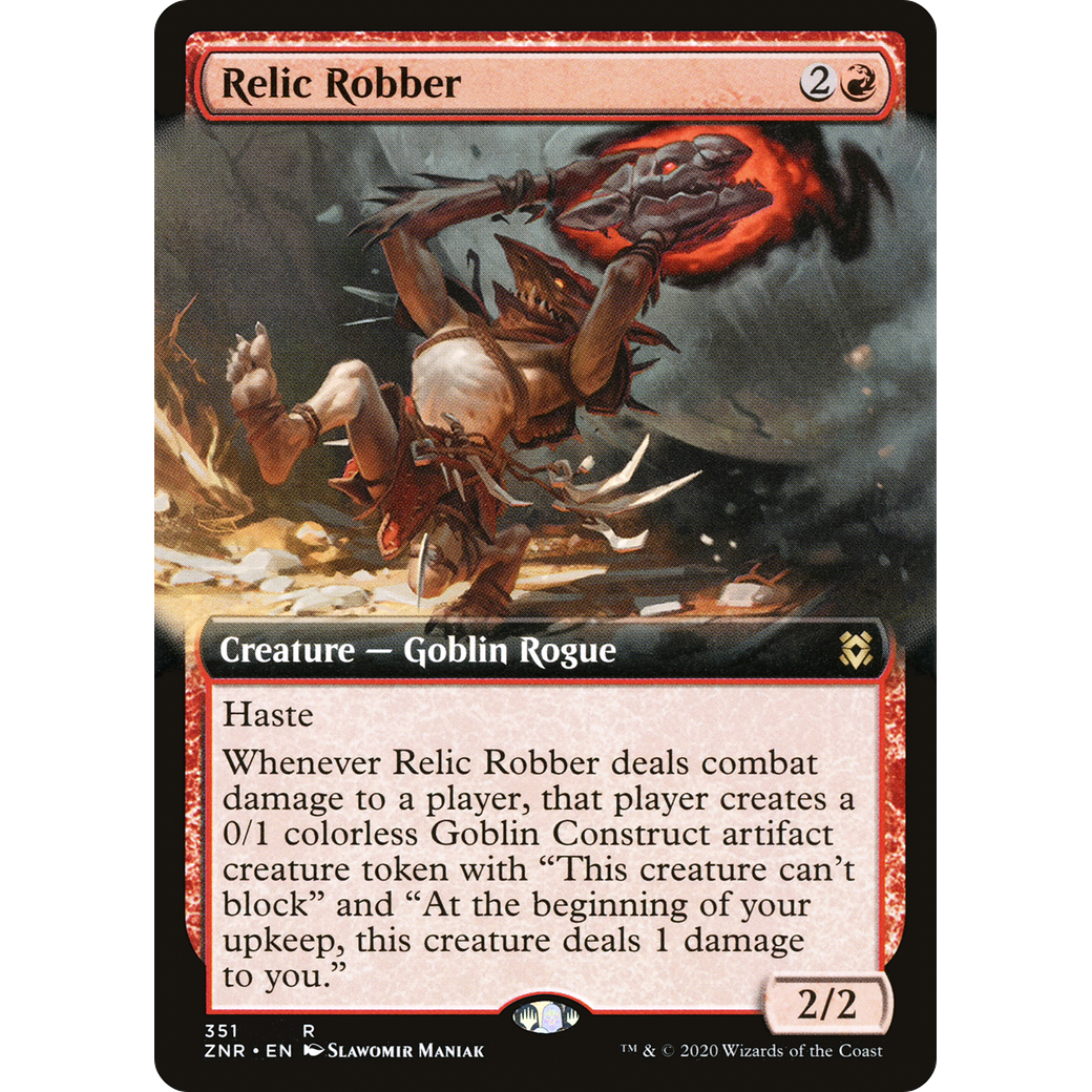 Relic Robber (Extended Art) (ZNR-351) - Zendikar Rising: (Extended Art)