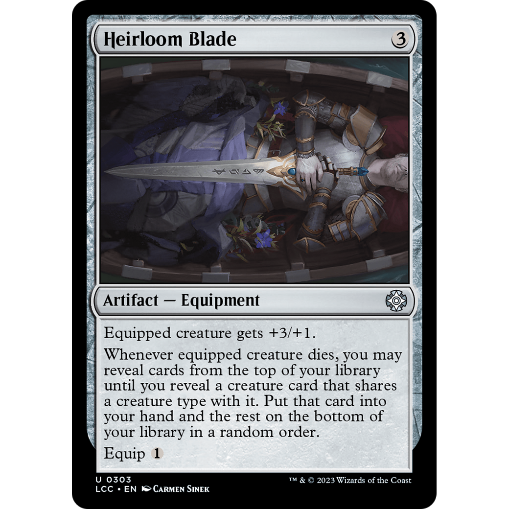 Heirloom Blade (LCC-303) - The Lost Caverns of Ixalan Commander