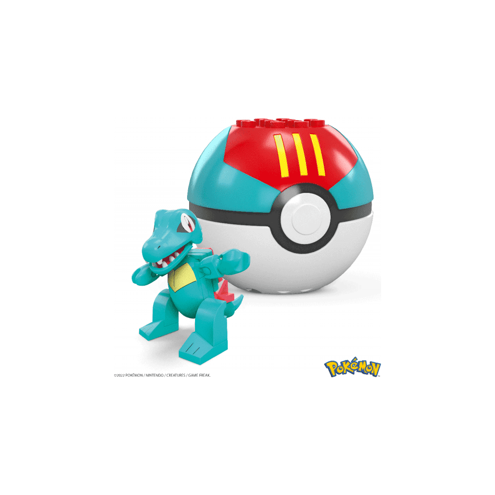 Totodile - Mega Construx Pokemon Pokeball Series