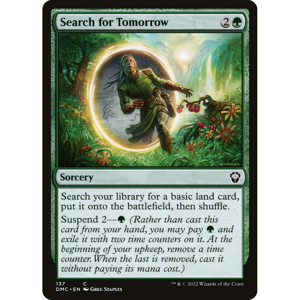 Search for Tomorrow (DMC-137) - Dominaria United Commander