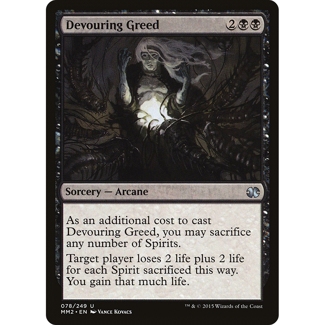 Devouring Greed (MM2-078) - Modern Masters 2015 Foil