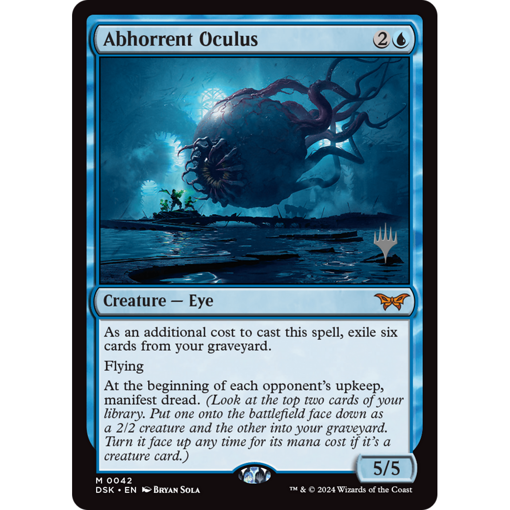 Abhorrent Oculus (PPDSK-42P) - Duskmourn: House of Horror Promos Foil