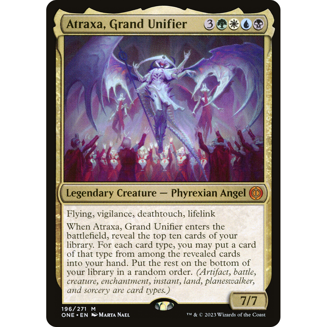Atraxa, Grand Unifier (ONE-196) - Phyrexia: All Will Be One Foil