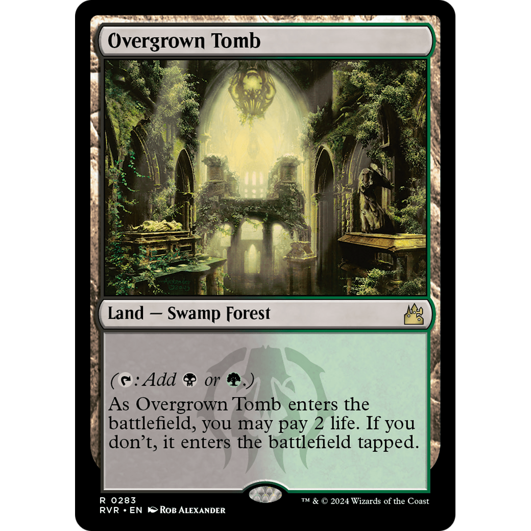Overgrown Tomb (RVR-283) - Ravnica Remastered