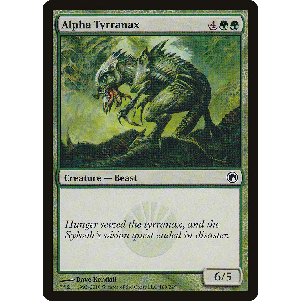 Alpha Tyrranax (SOM-109) - Scars of Mirrodin