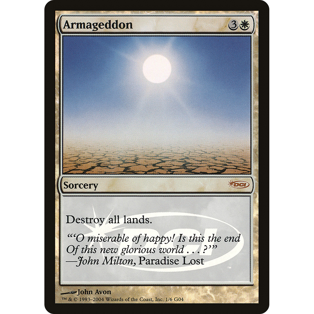 Armageddon (JDG-001) - Judge Gift Cards 2004 Foil