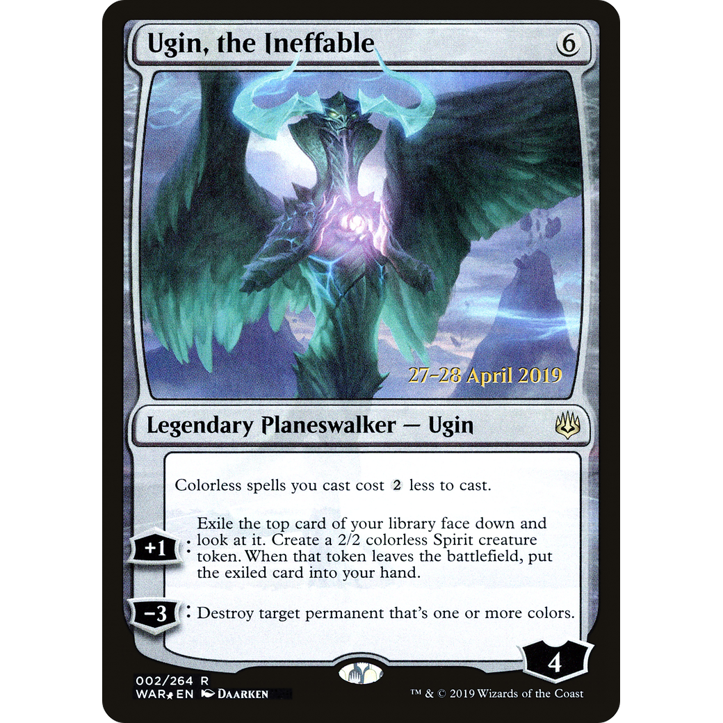 Ugin, the Ineffable (PRE-002) - War of the Spark Promos Foil