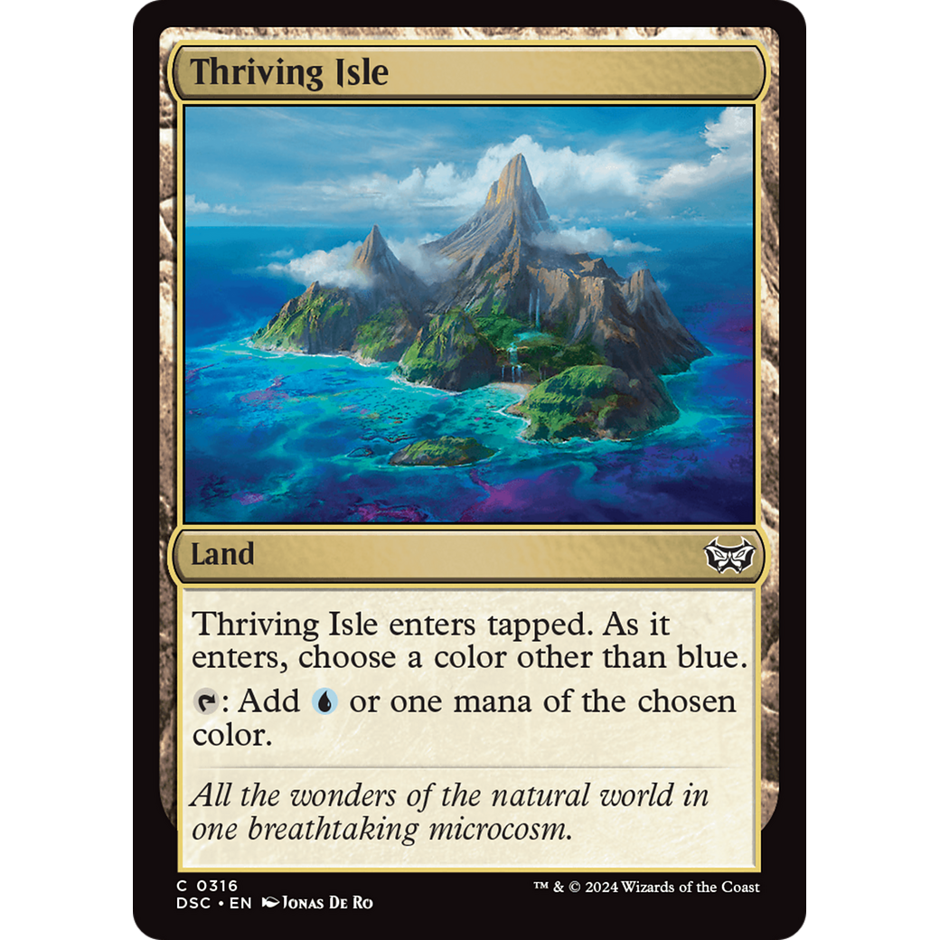 Thriving Isle (DSC-316) - Duskmourn: House of Horror Commander