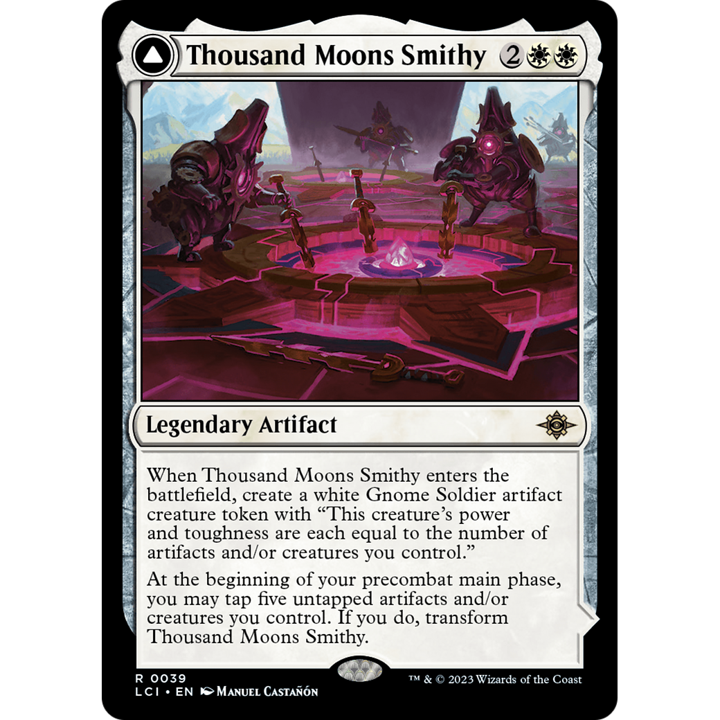 Thousand Moons Smithy // Barracks of the Thousand (LCI-039) - The Lost Caverns of Ixalan Foil