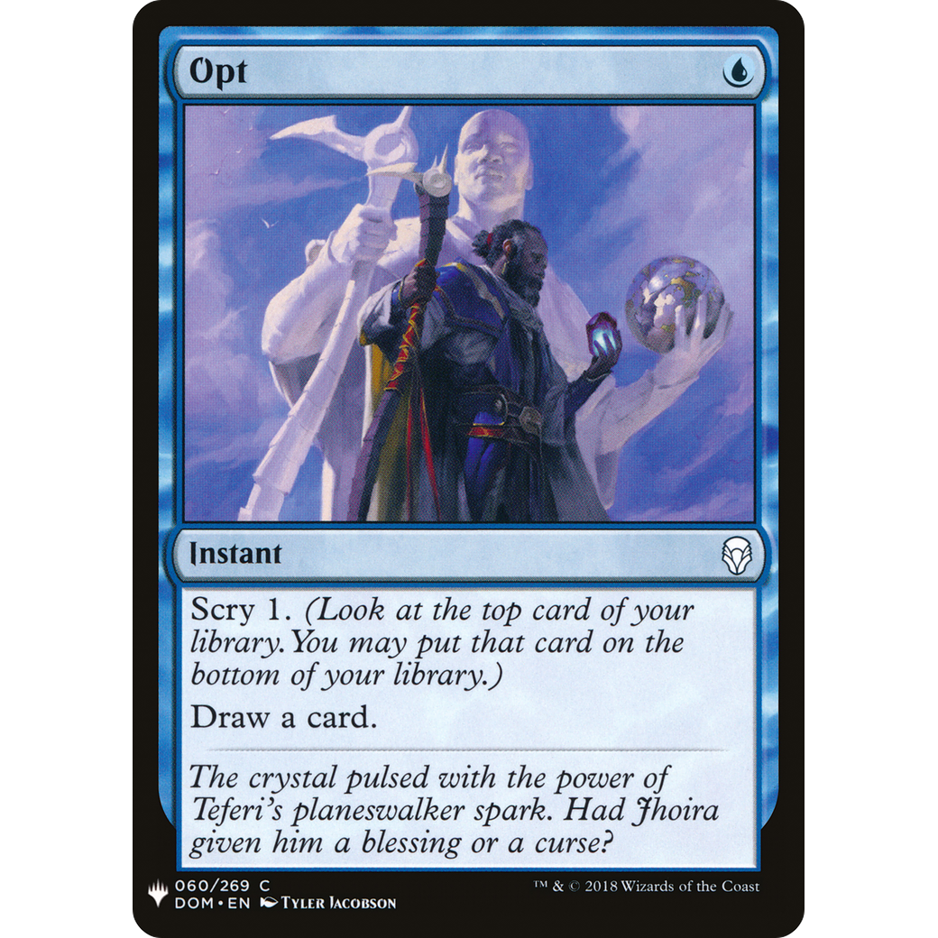 Opt (LIST-060) - The List