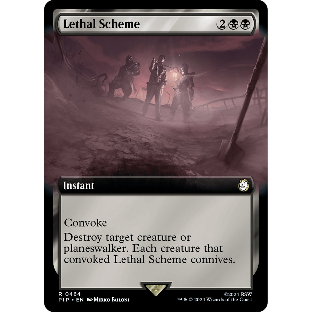 Lethal Scheme (PIP-464) - Fallout: (Extended Art) Foil