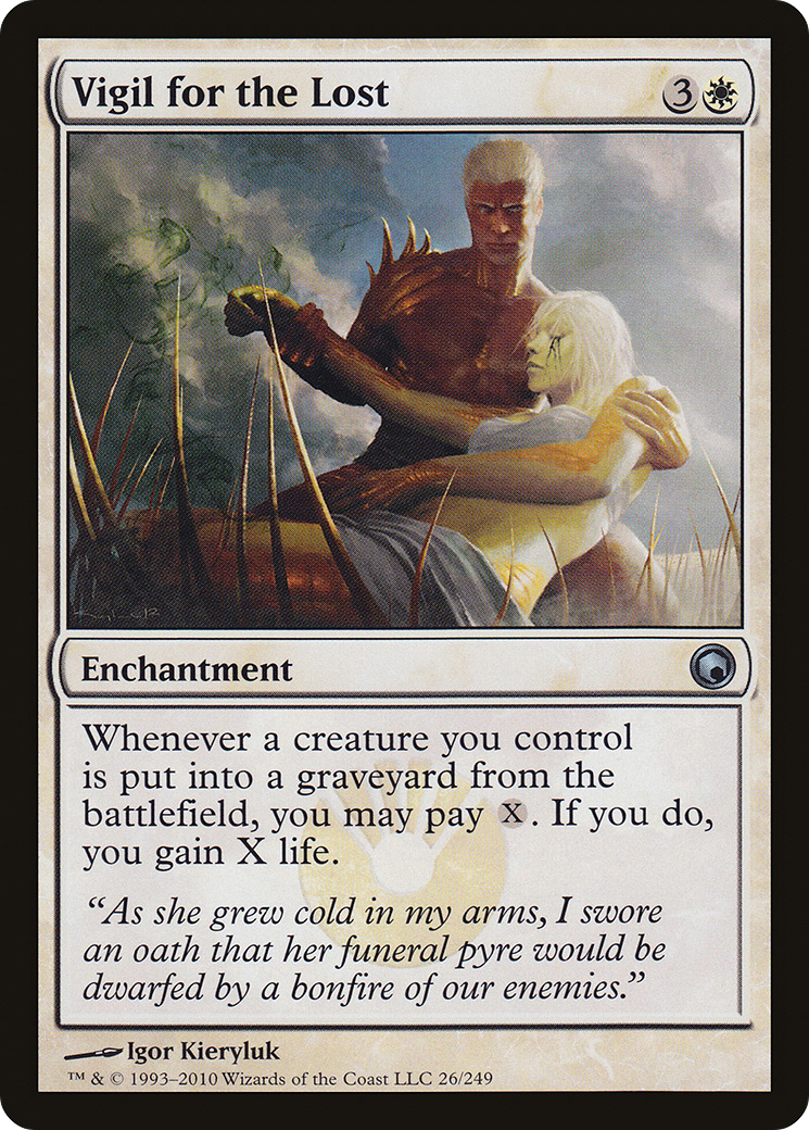 Vigil for the Lost (SOM-026) - Scars of Mirrodin Foil