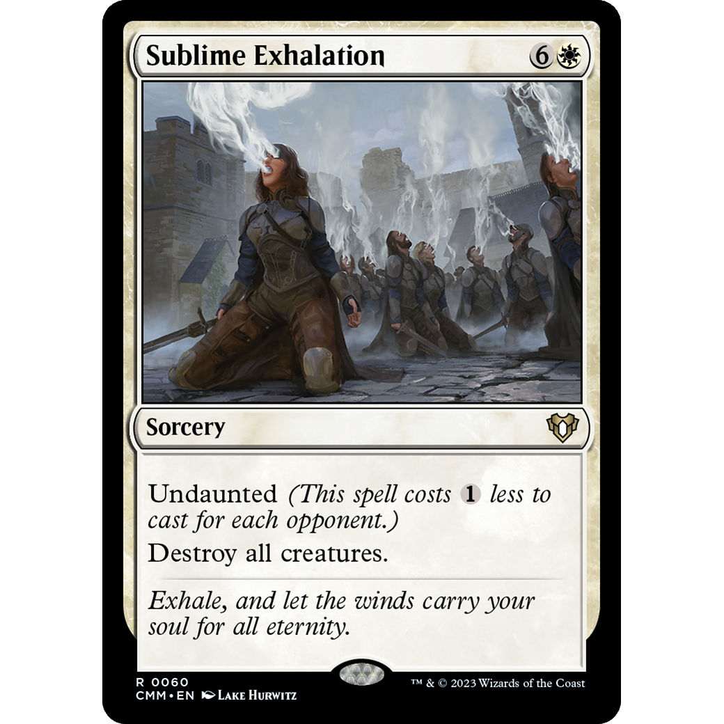 Sublime Exhalation (CMM-060) - Commander Masters